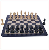 Thebes Series 4.4" Ebony Wood Staunton Chess Set
